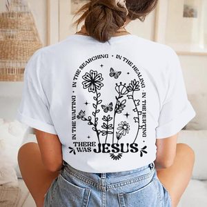 FOXA Christian Jesus Shirt Women 100% Cotton Regular Fit Breathable Religious Faith Graphic <b>Tee</b> Boho Style T-Shirt - Product Image 3