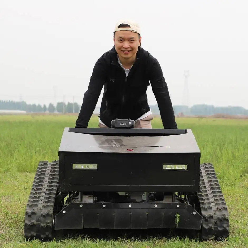 Robot uzaktan kumanda Golf Yard çiftlik için çim biçme makinesi fabrika toptan fiyat