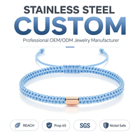 Bracelet personnalisé gravé avec un nom, bracelet en cordon macramé personnalisé avec perle en métal doré, nœud coulissant réglable, bijoux unisexe