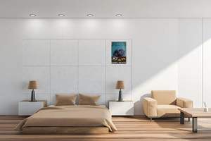 Poster in Metallo Vintage 'Black Lab Decor' con Cane Nero, Caffè Tostatura Scura, Regalo per Amanti dei Cani Labrador Retriever - Product Image 4