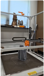 Impresora 3D FDM de Alta Velocidad OrangeStorm Giga 1224x1164x1425mm, PLA, Nivelación Automática, Plataforma Calefactada, Gran Tamaño, Impresión Rápida - Product Image 4