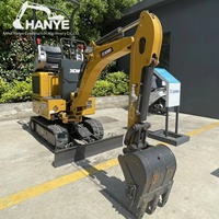 Mini-excavatrice XE10U d'origine chinoise avec fonction de rotation de flèche, idéale pour les projets de jardinage, d'agriculture et de construction intérieure