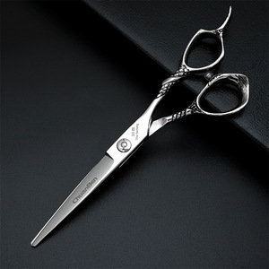 Tijeras de entresacar Jitzk de 68g, de acero inoxidable, con punta roma y mango largo, para herramientas de peluquería - Product Image 3