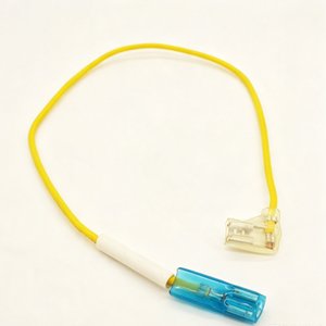 定制黄色 PVC 线束，带透明绝缘公头和母头快速断开铲形端子，适用于家用电器 - Product Image 1