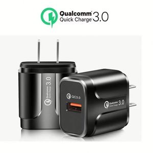 Chargeur rapide 2025 QC3.0 pour téléphone portable, 18W, prise US/EU, chargeur mural rapide pour iPhone pour Huawei - Product Image 2