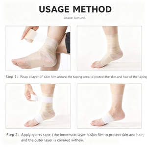 Mắt cá chân <span class=keywords><strong>Taping</strong></span> Pre bọc bọt underwraps lớp bảo vệ cho bóng rổ bóng chuyền bóng đá ngăn ngừa kích ứng băng - Product Image 6