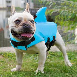 Qiqu personalizado cachorro chalecos <span class=keywords><strong>salvavidas</strong></span> para perros chaleco <span class=keywords><strong>salvavidas</strong></span> para perros mascotas <span class=keywords><strong>salvavidas</strong></span> Chaleco de seguridad para cachorro con aleta de tiburón ajustable - Product Image 2