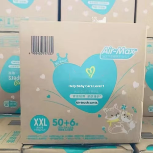 For Anti Leak Cotton <strong>Diapers</strong> with Air Breathable Design for Baby up to 10 Hours Dry Comfort and Skin Protection 22-32 Lbs - Product Image 2