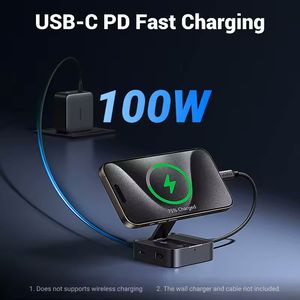 UGREEN-<span class=keywords><strong>Adaptador</strong></span> magnético 4 en 1 plegable <span class=keywords><strong>USB</strong></span> <span class=keywords><strong>C</strong></span> Hub, 4K, 60Hz, 100W, PD, puertos de datos de carga, <span class=keywords><strong>adaptador</strong></span> portátil para iPhone <span class=keywords><strong>Samsung</strong></span> - Product Image 5