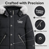 Manteau d'hiver rembourré en velours pour homme, de haute qualité, grande taille, imperméable, avec fermeture éclair et capuche, conçu sur mesure par YOUMEI