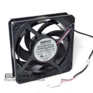 Ventilateur de refroidissement à roulement à billes Servo Gentle Typhoon 120x120x25mm 24V 0.58A pour ordinateur de bureau - Product Image 1