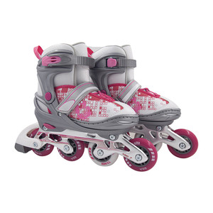 Patins à roulettes semi-souples ajustables populaires pour enfants et juniors avec cadre en PP, roues en PU et roulements ABEC-3, fabrication OEM - Product Image 3