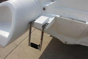 16フィート センターコンソールボート Vハル アルミニウム/グラスファイバー製ボート 4.8m RIB-480 インフレータブル リブボート - Product Image 2