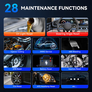 MUCAR VO7S OBD2 <span class=keywords><strong>Scanner</strong></span> Todos os Sistemas Ferramentas de Diagnóstico Automotivo 28 Reset Car CANFD ECU Coding Teste Ativo Ferramenta de Digitalização Profissional - Product Image 2