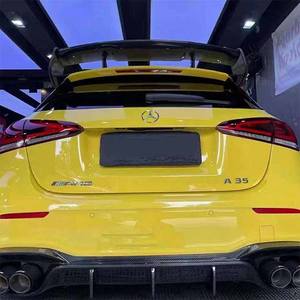 Pièces de voiture personnalisées Pré-imprégné en fibre de carbone sèche W117 Becquet latéral arrière Diffuseur Canards pour Mercedes <span class=keywords><strong>AMG</strong></span> <span class=keywords><strong>A35</strong></span> Canard <span class=keywords><strong>2020</strong></span> - 2024 - Product Image 5