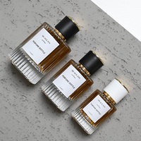 Buse à vis à main en stock de 100ml Colonne romaine Bouteille de parfum Pompe Pulvérisateur Sérigraphie Emballage Sous-embouteillage Diffuseur