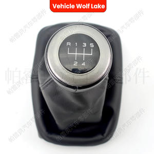 Palanca de cambios de cuero de 5 velocidades para Volkswagen Golf 4 Seat Alhambra, diseño ergonómico - Product Image 4