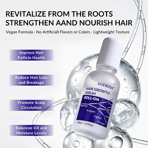 Suero para el Crecimiento del Cabello con Péptidos, Biotina y Aminoácidos, No Grasoso, <span class=keywords><strong>Anti</strong></span>-Caída, <span class=keywords><strong>Bloqueador</strong></span> de DHT, Estimula los Folículos, Repara las Zonas Calvas - Product Image 1