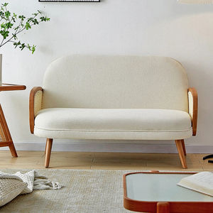 <span class=keywords><strong>Poltrona</strong></span> Lounge in Rattan Nordico, Sedia Decorativa in Legno Massello, <span class=keywords><strong>Poltrona</strong></span> Intrecciata a Mano per Soggiorno o Balcone - Product Image 3