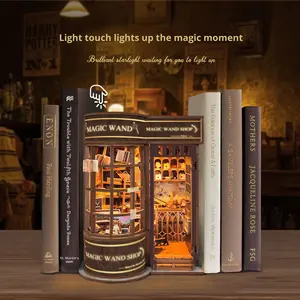 ร้านไม้กายสิทธิ์ สถาบันเวทมนตร์ ไม้กายสิทธิ์ซิซิฟัส ชุดประกอบเอง บ้านไม้ขนาดเล็ก งานแฮนด์เมด สินค้าใหม่ ชุดประกอบ 1:8 - Product Image 6