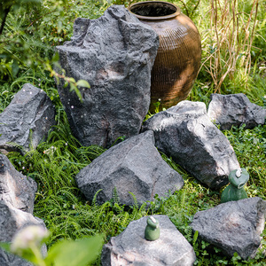 pflanztopf modern outdoor Pflanzschale Boat Serie Stone aus recyceltem Kunststoff  Anthrazit oder  Sand