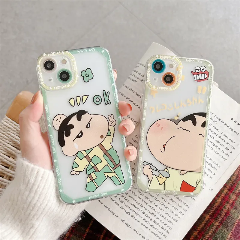 Giảm Giá Sốc Ốp Lưng Điện Thoại Họa Tiết Shin-Chan Bút Chì Màu Hoạt Hình Cho iPhone 13 Ốp Lưng Mềm Anime Dễ Thương Ngộ Nghĩnh Cho iPhone 12/11/7/8/XR/X/XS/MAX