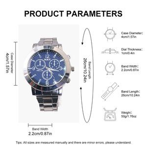 Men's Fragrance Gift Set 50ml Eau De Toilette With Watch And Cufflinks Business Gift For Valentine's Day And Father's Day - Product Image 4