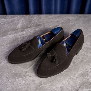 Mocassins Homme Printemps-Été pour Bureau et Carrière, Chaussures à Lacets, Bout Carré/Pointu, Légères, Respirantes, Antidérapantes, Tige en Daim Véritable - Product Image 5