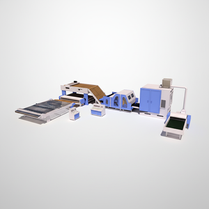 Machine de fabrication de rembourrage en coton non tissé, ligne de production automatique de couettes personnalisable - Product Image 1