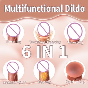 Dildo Realistico in Silicone Liquido per Donne, con Telecomando e Vibrazione - Product Image 5