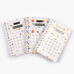 Carnet <span class=keywords><strong>de</strong></span> notes ligné avec calculatrice intégrée, reliure spirale double, idéal pour studio d'art et suivi budgétaire – Remise pour achats en gros - Product Image 3