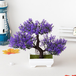 Planta Artificial Decorativa para el Hogar y la Oficina, Plantas Pequeñas en Maceta y Bonsái Creativo Verde - Product Image 3