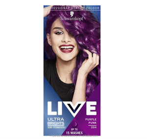 LIVE Urban Amethyst Chrome Permanent Hair Dye Long Lasting Colour Hair Color Paint - Product Image 4