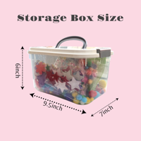 Kit d'activités créatives pour enfants : Boîte de rangement portable à grande ouverture pour matériaux de bricolage variés, idéal pour les tout-petits et les activités manuelles