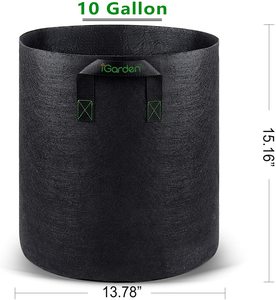 Sacs de culture en tissu, <span class=keywords><strong>feutre</strong></span> géomantique, 1 3 5 7 10 15 20 25 30 50 100 gallons, vente en gros - Product Image 1