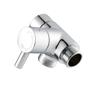 Válvula desviadora de ducha G1/2" para cabezal de ducha fijo o de mano, adaptador desviador de brazo de ducha de latón de 3 vías - Product Image 3