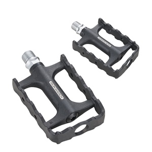 Pédales de vélo de montagne BMX <span class=keywords><strong>en</strong></span> aluminium personnalisées AL-104 Alloy 104x94x20mm, noires, avec roulements, pédales pliables pour vélo de route - Product Image 5
