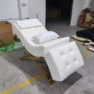 Lit de spa de luxe de couleur personnalisée, meilleur prix, lit de soin du visage, équipement de salon de beauté, lit de cils de luxe incurvé pour les soins des cils - Product Image 1