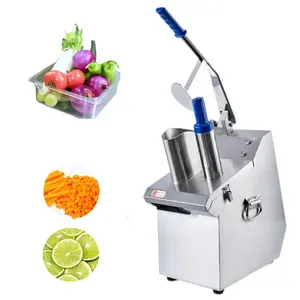 GS26 Stainless Steel Commercial Small Cabbage Potato Onion Carrot Vegetable Slicer Dice Shredding Cutting Machine for Kitchen