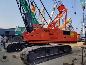 Used Hitachi 50 Ton Crawler Crane <b>Model</b> KH180-3 with Core Components Gearbox <b>Engine</b> Pump - Product Image 2