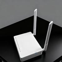 Router WiFi F660 GPON XPON ONU, Terminal de Red Óptica FTTH con 1GE 3FE Voz para Acceso a Red de Fibra de Banda Ancha para el Hogar