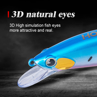 Leurre dur Honoreal Long Throw 90mm 29g Minnow Wobbler pour pêche en eau salée, Jerkbait, personnalisation par le fabricant d'articles de pêche