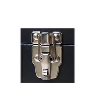 Boîte à outils portable en métal pour mécanicien, avec tiroirs, impression noire personnalisée professionnelle