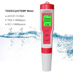 เครื่องวัดความบริสุทธิ์ของน้ำแบบปากกา PH TDS EC เกลือน้ำ วัดอุณหภูมิ เครื่องวัดสำหรับระบบไฮโดรโปนิกส์ - Product Image 5