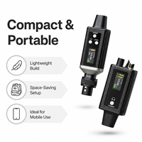 Système de monitoring intra-auriculaire portable EM-8RA professionnel pour scène live, répétitions de groupe, studio à domicile, événements