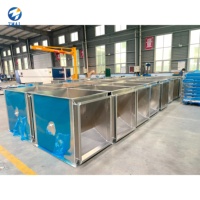 Conduits de ventilation rectangulaires en alliage d'aluminium personnalisables en usine Conduits de soudage rectangulaires Service de traitement de pliage pour tente