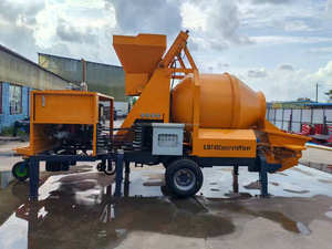 Bomba mezcladora de hormigón móvil Bomba de hormigón de motor diésel CON MEZCLADOR PARA proyecto de construcción - Product Image 6