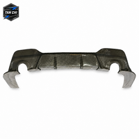 Diffuseur de pare-chocs arrière en fibre de carbone 3D pour BMW Série 4 G23 Cabriolet 430i 425i 2021 2022, lèvre de pare-chocs arrière style M, amélioration