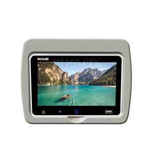 9人掛けラグジュアリーバスシーティングエンターテインメントシステムパッケージ/movies/music/fm/<span class=keywords><strong>tv</strong></span>/headphones/USBBluetoothカーラジオヘッドレストテレビ64g - Product Image 5