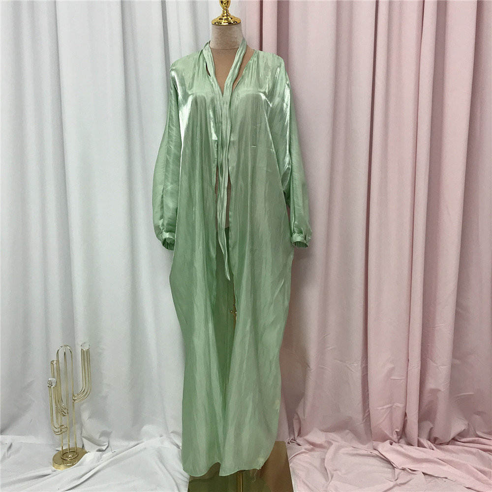 Light green cardigan